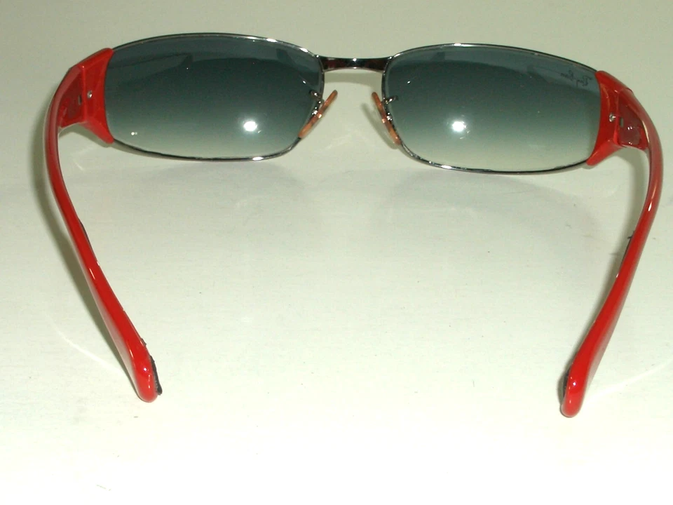 GAFAS DE SOL RAY-BAN RB3261 004/8G 58[]17 MM AZUL DEGRADADO ELEGANTES ENVOLTURAS ROJAS/GUNMETAL Foto 3 de 4