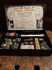 COLEMAN LANTERN COMPANY ANTIQUE PARTS BOX