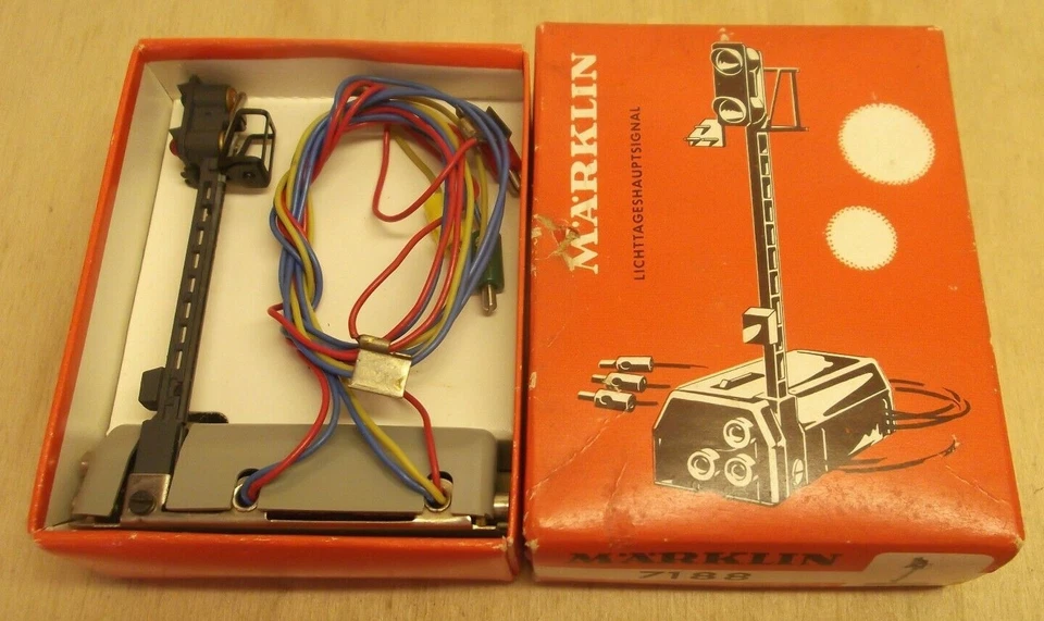 Märklin H0 7188 Licht Hauptsignal sauberer getesteter Zustand in OVP