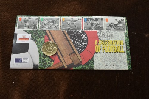 1996 GB Numismatic £2 Coin Cover, A Celebration of Football, Two Pounds