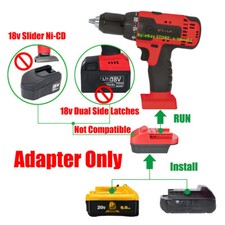 1 Adaptor for DeWalt 20V for Milwaukee M18 Battery To for Snap-On New 18V Tools