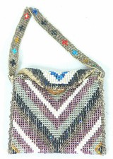 Glass Bead Bag Vintage Blackfeet Pawn