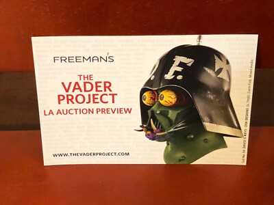 Freeman's The Vader Project LA Auction Star Wars David S. Krys Postcard Photo