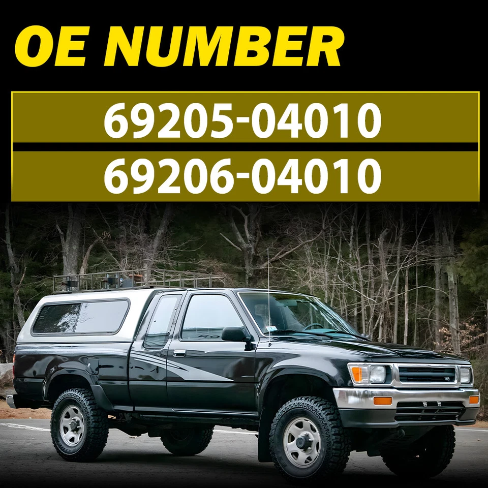 Manija de puerta interior de plástico imprimado para camioneta Toyota Tacoma 89-95 95-2000 Foto 2 de 4