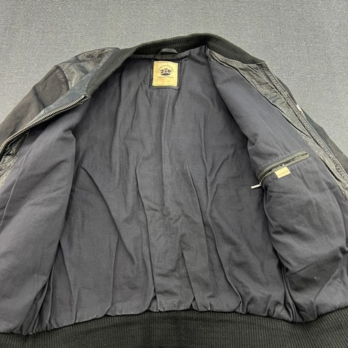 Blue De Genes Progetto Herittage Herren Lederjacke Medium - Bild 4 von 12