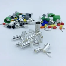 Connectors Cord Wire Crimp Pin End Bootlace Ferrule Terminals AWG 24 - 2/0 Gauge