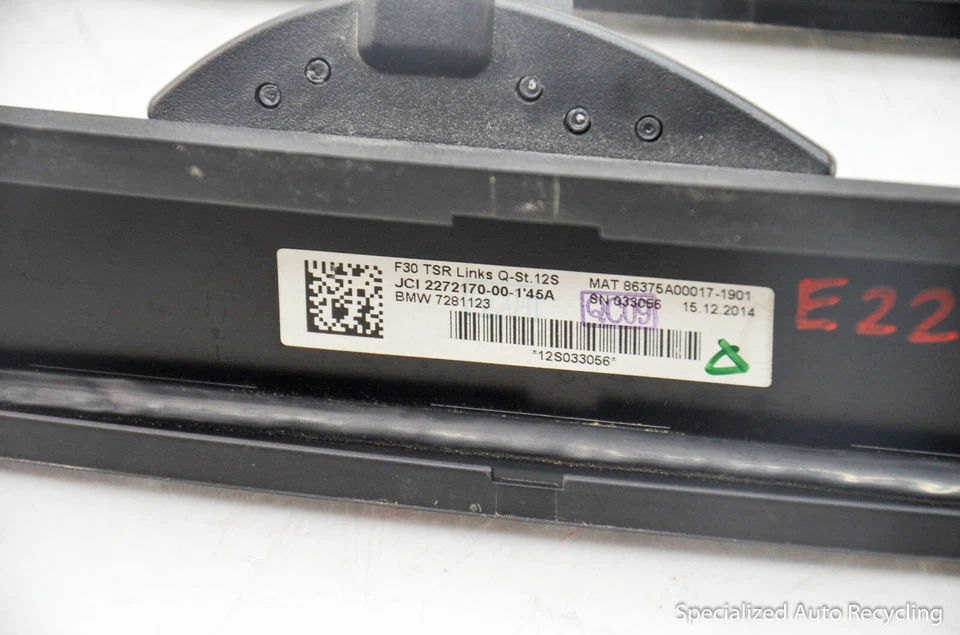 2015 宝马 335I 后方左右四分车窗阴影原始设备制造商 — 第 4/4 张图片