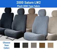 Plush Velour Seat Covers for 2000 Saturn LW2