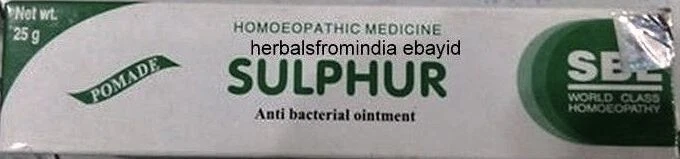 SBL SULPHUR OINTMENT 25g Homeopathic Remedy