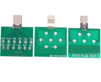 Micro Dock Flex Test Board USB Type-C U2 Battery Power Charging Port Tester