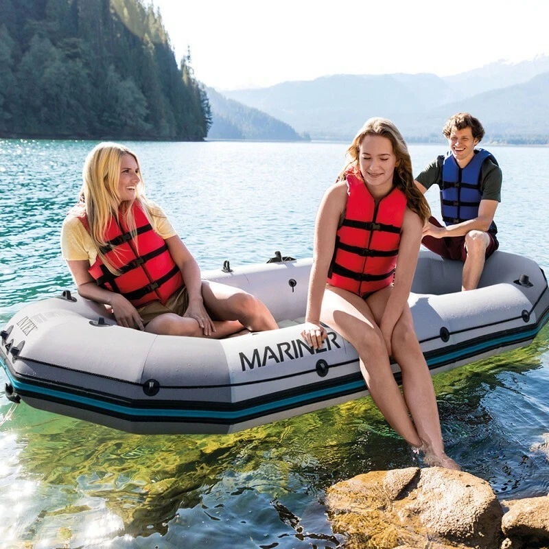 Intex Mariner 3 Kajak Boot Schlauchboot Paddelboote Ruderboot 3 Personen 68373 - Bild 4 von 4