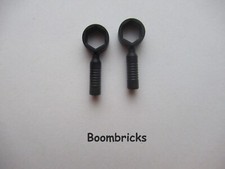 Lego 2 Stück Schraubenschlüssel -6- Rippengriff Schwarz Nr. 6246d