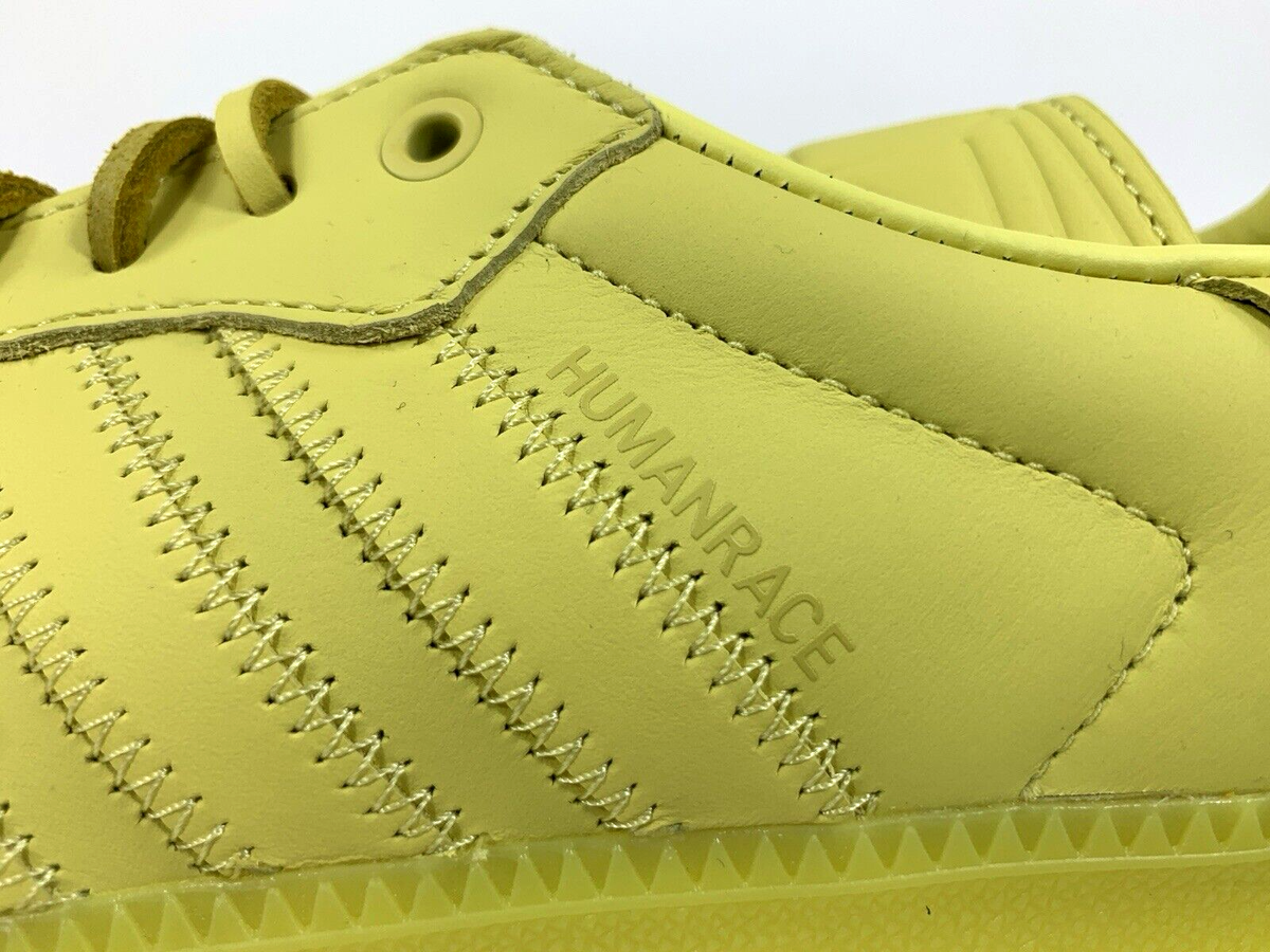 adidas Pharrell Williams X Samba Human Race Leather Yellow 