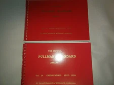 RPC PUBLICATION PULLMAN STANDARD UNION PACIFIC VOLS #13 & #14 NEW SPIRIAL BOOKS