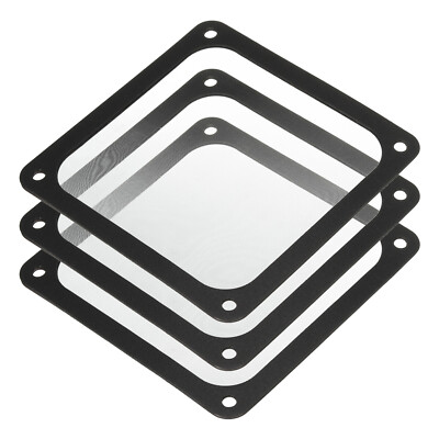 3PCS PC Dust Filter 120x120mm Magnetic Frame Computer Cooler Dustproof Mesh