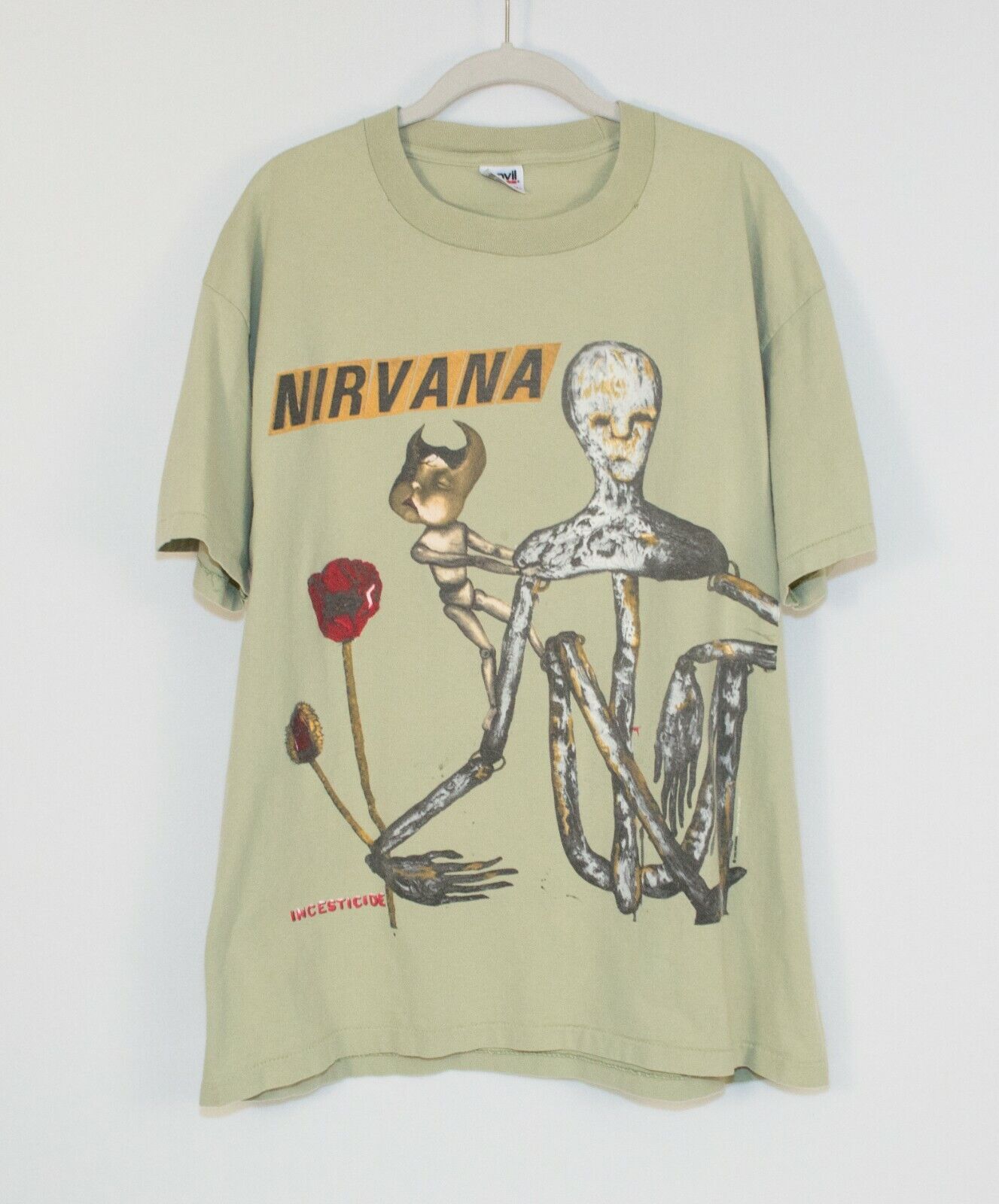 NIRVANA INCESTICIDEビンテージTシャツ