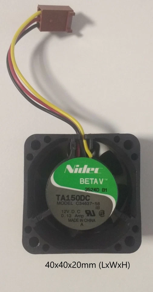 Nidec BETA V TA150DC Model C34637-58 12V