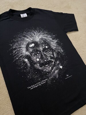 Vintage 1993 Galaxy Graphic Albert Einstein Shirt | eBay