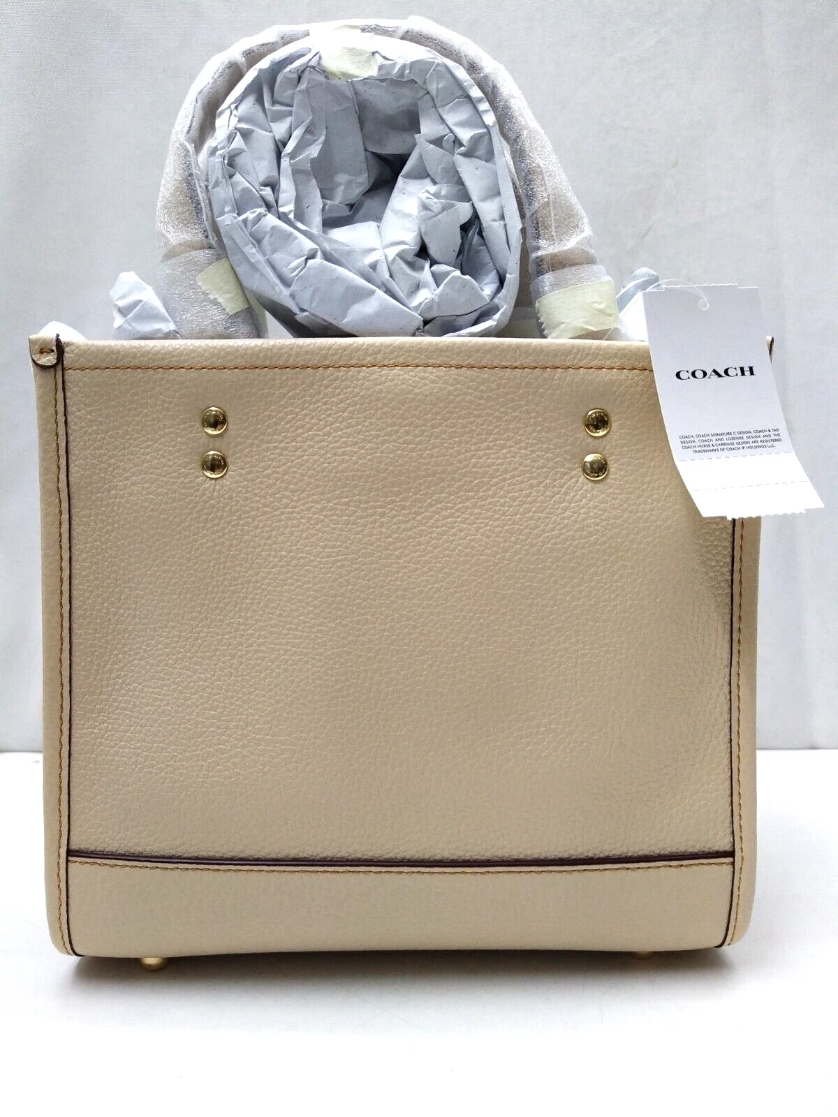 Borsa Coach Limited Ed X Peanuts Dempsey 22 con motivo Snoopy and Friends Nuova con etichette