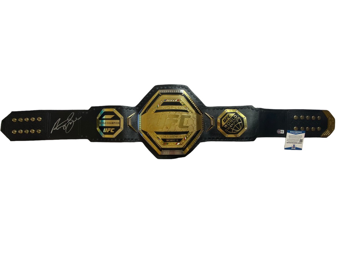 HENRY CEJUDO TRIPPLE C SIGNED UFC CHAMPIONSHIP BELT BECKETT