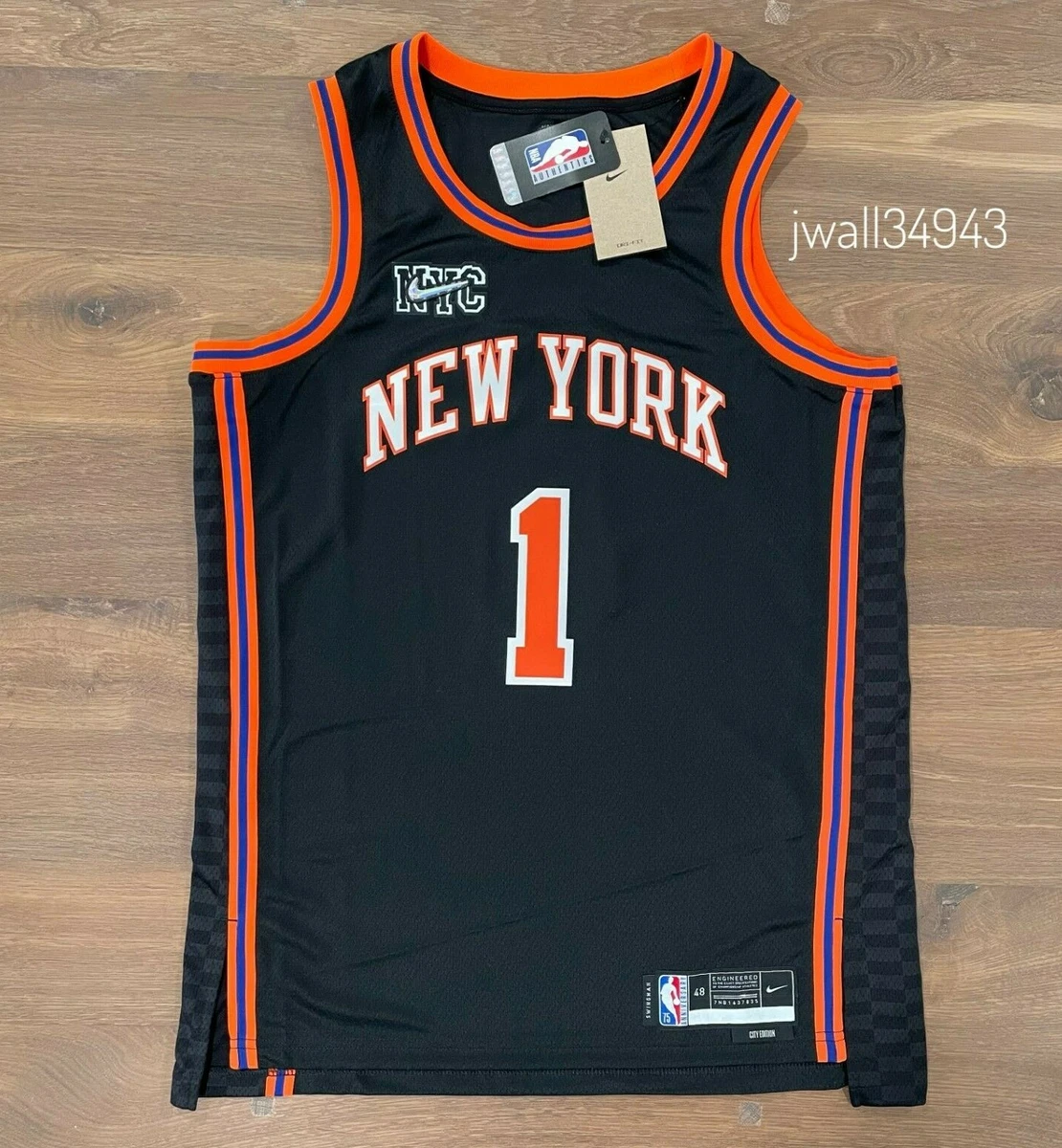 celebracion Circular Acumulación Obi Toppin New York Knicks Nike Men&#039;s NBA City Edition Swingman Jersey  | eBay