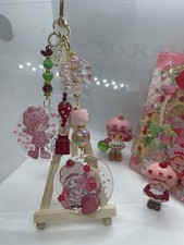 Strawberry Shortcake Handmade Acrylic Bag Charm
