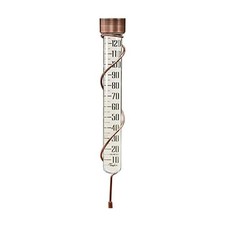 Taylor Heritage Collection Glass Rain Gauge, Measure and Monitor Precipitation,