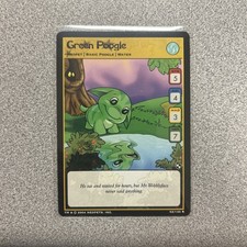 Green Poogle 2004 Neopets Trading Card Game 62/140 Basic/ Water