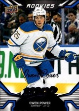 2022-23 Upper Deck MVP #243 Owen Power Blue Script