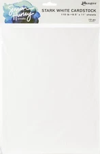 Simon Hurley create. 110lbs Cardstock 8.5"X11" 10/Pkg-White