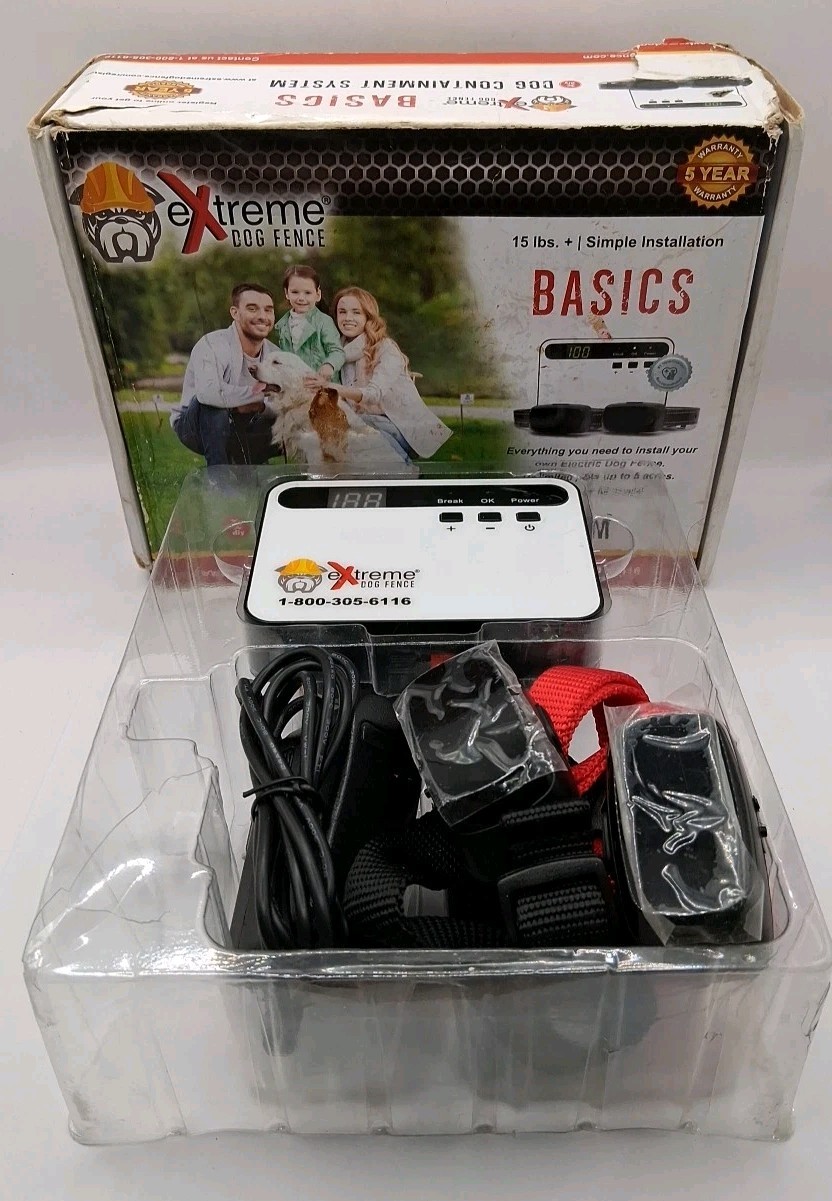 Basics 2 Dog Containment System New Open Box
