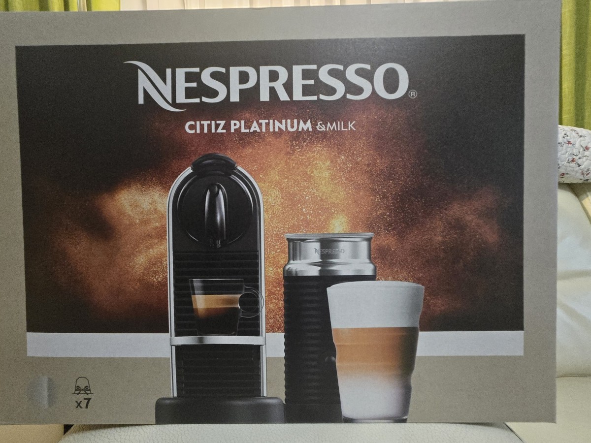 PLATINUM Luxurious セット Nespresso CitiZ Platinum & Milk Espresso Machine | eBay