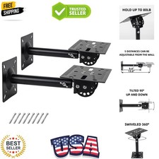 Heavy Duty Speaker Wall, Ceiling, or Shelf Mounts Support up to 80lb  Speake...