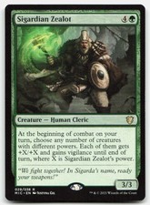 MTG Sigardian Zealot R Commander: Innistrad: Midnight Hunt 29 LP