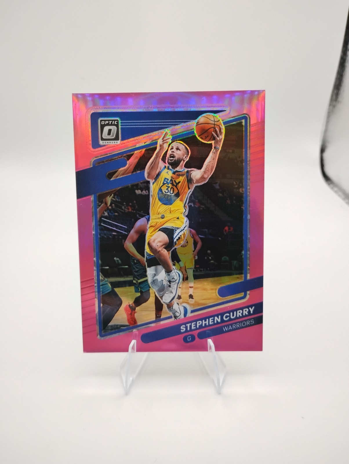 2021-22 Panini Donruss Optic Stephen Curry #128 Pink Prizm /25