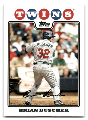 Brian Buscher 2008 Topps Updates & Highlights Baseball #UH317 Minnesota Twins