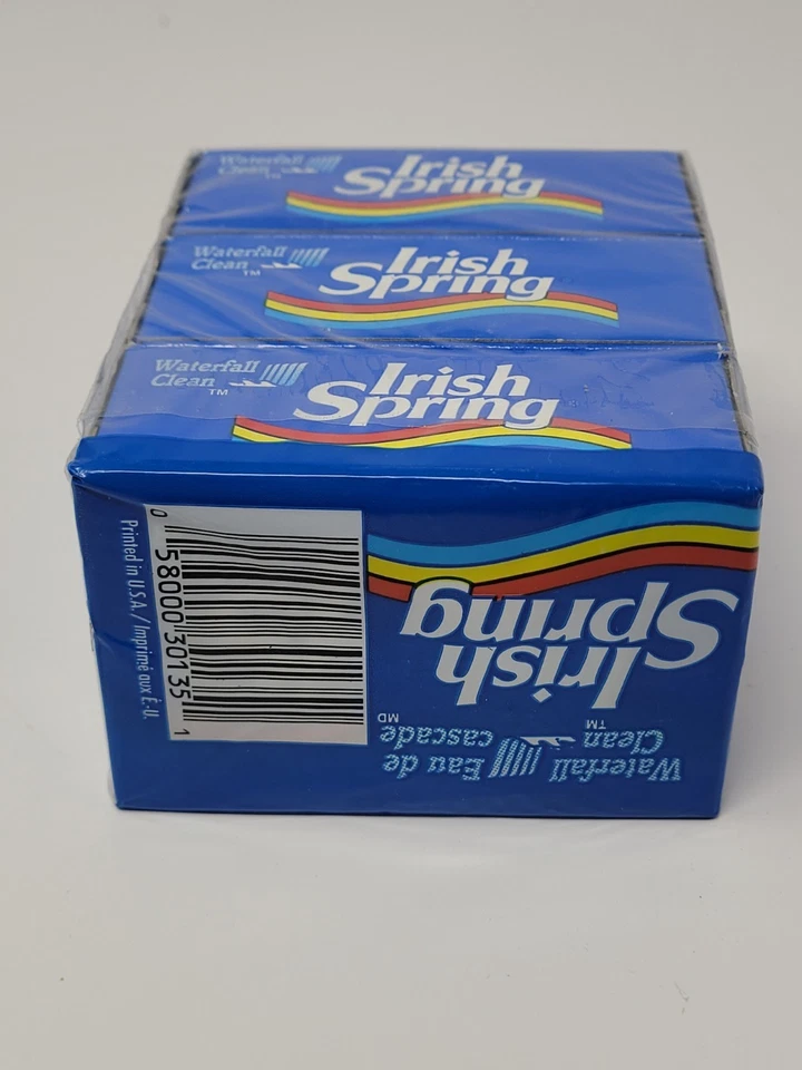 Irish Spring Waterfall Clean Soap 3 Deodorant Bars 270g  - Image 4 of 4