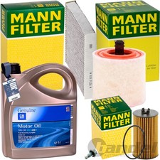 Mann Kit Diagnosi Auto+ 5L Originale 5W-30 Olio Adatto A per Opel Astra K 1.6 Da