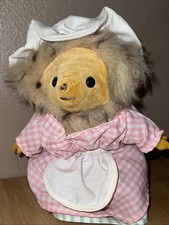 Vintage 1970s Beatrix Potter Mrs Tiggy Winkle Hedgehog 9" Plush Eden Toys