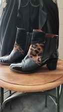 Bottines imprimé léopard Hispanitas cuir 36