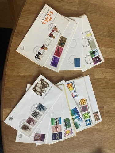 Netherlands 28 all different FDC covers 4 whole years 1971-1974 complete tidy