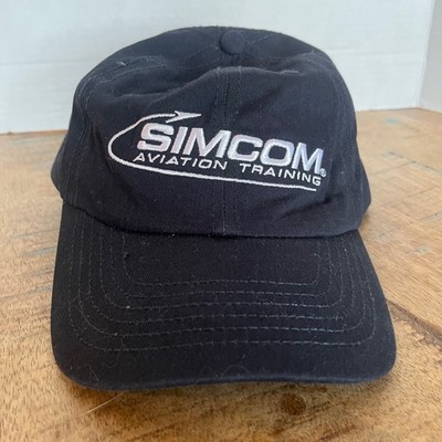 Simcom Blue Hat Adjustable Adult Size OSFA Simcom Hat Baseball Cap
