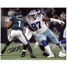 Osa Odighizuwa Autographed 8x10 Photo Cowboys Signed JSA COA Debut