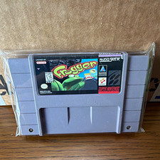 Majesco Frogger Super Nintendo SNES Cartridge Platformer E NTSC-U/C