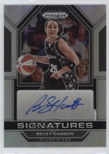 2023 Panini Prizm WNBA Signatures Silver Becky Hammon #SG-BHM Auto HOF 5l1