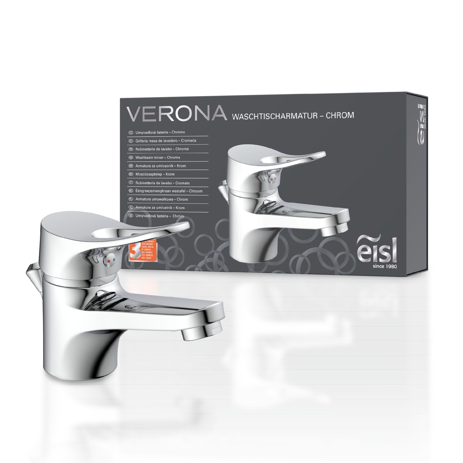 Mitigeur pour lavabo VERONA NI075VECR le robinet de salle de bains pour toute la famille