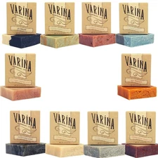 Natural Soap Mens Variety Bar Soap - Gentle Cleansing for Sensitive Skin, Fre...