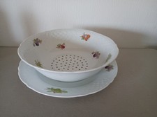Schumann Bavaria Obstteller Siebeinsatz Durchschlag Abtropfsieb 60er Früchte 