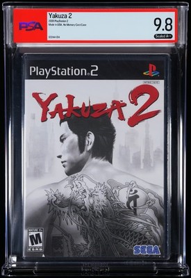 YAKUZA 2 Brand New Factory Sealed Playstation 2 GRADED PSA 9.8 A++ SONY SEGA
