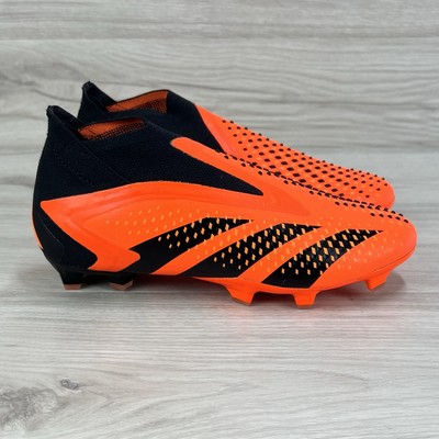 Adidas Predator Accuracy+ FG Orange Black Soccer Cleats New GW4560